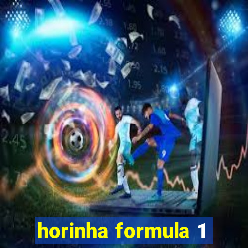 horinha formula 1